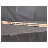 4FT MAGNUM WOOD AND ALUMINUM LEVEL