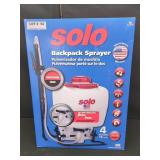NEW IN BOX SOLO 4 GAL BACKPACK SPRAYER