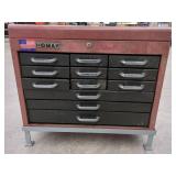 HOMAK METAL TOOL CHEST WITH 12 DRAWERS