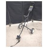 THREE-WHEEL FOLDABLE GOLF BAG CART