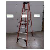 WERNER FIBERGLASS 8-FOOT STEP LADDER