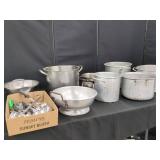 ALUMINUM & STAINLESS-STEEL STOCK POTS & UTENSILES