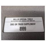 MILLER SPECIAL TOOLS 2003 DR TRUCK SUPPLEMENT