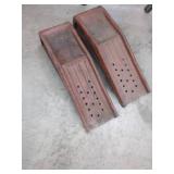 2 METAL CAR RAMPS