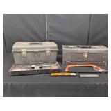 TOOL BOXES WITH ASSORTED CONTENTS