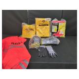 WORKWEAR RAIN SUITS AND GLOVES LOT