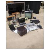 ELECTRONICS LOT WITH TYPEWRITER, RADIOS, TV, ETC