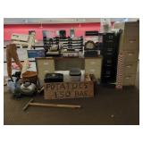 OFFICE SUPPLIES AND MISCELLANEOUS LOT