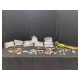 LARGE LOT SOVIET AND SPORTS PINS, MEDALS