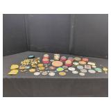 MILITARY MEDALS, BADGES AND BUTTONS