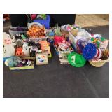 LARGE QUANTITY HOLIDAY DECORATIONS