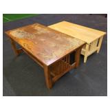 WOOD COFFEE TABLES WITH UNDERSHELF