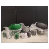 NEW IKEA SKURUP GREEN AND BLACK LAMPS