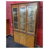 TWO PIECE CHINA CABINET