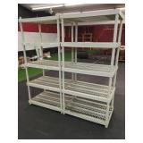 HEAVY DUTY PLASTIC SHELVING UNITS