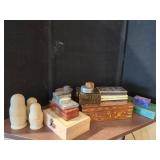 DECORATIVE BOXES AND BLANK NESTING DOLLS