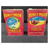 TWO HONEY MOON TOBACCO TINS BY PENN TOBACCO CO