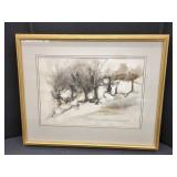 VIRGINIA SMITH WATERCOLOR BROWNS VINCENT
