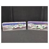 2001 & 2002 HESS TRUCKS AIRPLANE AND HELICOPTER