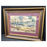 PETER STRISIK WATERCOLOR LANDSCAPE PAINTING