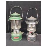 COLEMAN MODEL 220F & DUAL FUEL LANTERNS