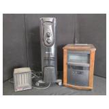 THREE ASSORTED SPACE HEATERS