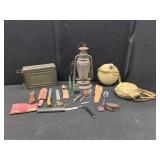 MILITARY AND CAMPING RELATED ITEMS