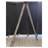 WOODEN FOLDING ORCHARD LADDER