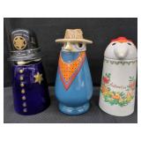WEBCO CHARACTER STEINS FROM GERMANY & BRAZIL