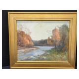 CARL W. ILLIG OIL LANDSCAPE PAINTING