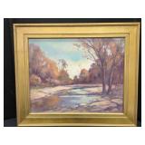 CARL ILLIG OIL PAINTING LANDSCAPE