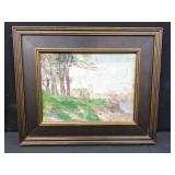 COLIN CAMPBELL COOPER OIL ON BOARD