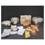 KMIXING BOWLS, COPPER MOLDS, WESTINGHOUSE COOK