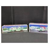 HESS 1995 TOY TRUCK & 1994 RESCUE TRUCK