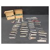 LARGE LOT BEER BOTTLE CAN OPENERS