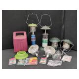 COLEMAN AND BERNZOMATIC CAMP LANTERNS LOT