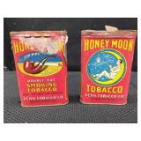 TWO HONEY MOON TOBACCO TINS BY PENN TOBACCO CO.