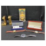 BOOKENDS, DOOR KNOCKER & MEN