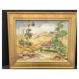 ATHIEME LANDSCAPE OIL PAINTING FRAMED