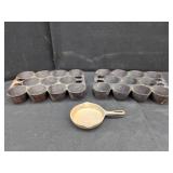 GRISWOLD NO. 10 CAST IRON MUFFIN PANS & MINI