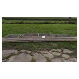 FOUR WOOD AND METAL NURSERY TABLES