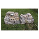 STONE WALL BLOCKS APPROX 14FT X 2FT
