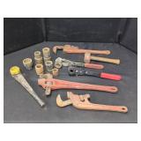 RIDGID PIPE WRENCHES, REED RATCHETS & SOCKETS