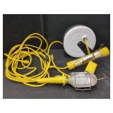 TWO WORK LIGHTS, ONE RETRACTABLE