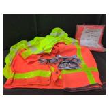 HIGH VISIBILITY SAFETY APPAREL AND GLASSES