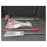 HAND TOOL LOT WITH MEASURE MASTER
