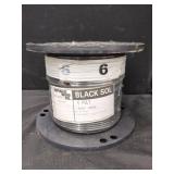 REPUBLIC WIRE BLACK SOL 6 POLY 500