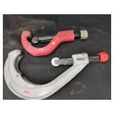 RIDGID 156 AND REED TC3QA PIPE CUTTERS