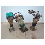 THREE WACKER JUMPING JACK TAMPERS
