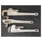 RIDGID ALUMINUM PIPE WRENCH SET